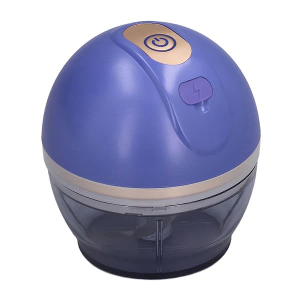 Elektrisk hakker, liten, bærbar, trådløs design, vanntett knapp, USB-lading, 150 ml matblender
