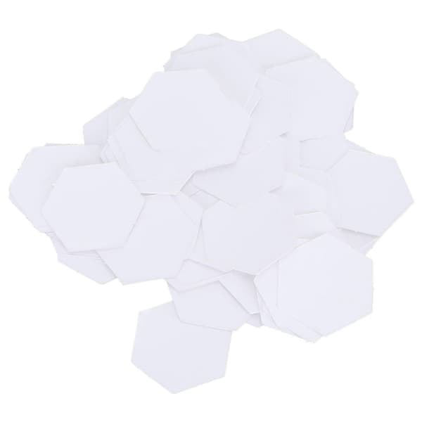 100 stk. PatchWork Skabelon Hex Papir Modelboard Quilting Syning Håndværk DIY Syværktøj (22mm Hex)