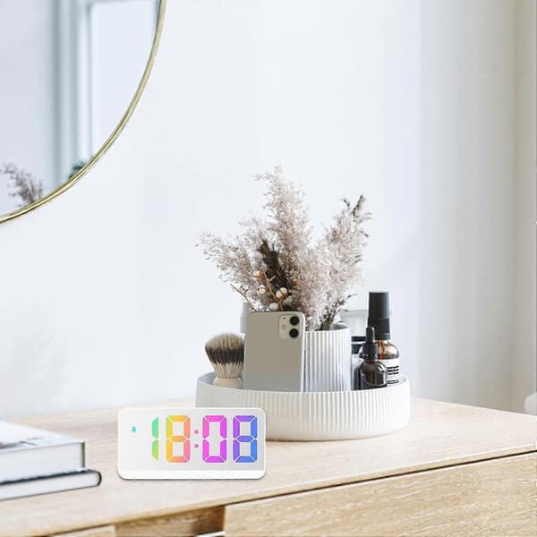 Digitaalinen LED-kello - Digitaalinen herätyskello - LED-kello lämpötilalla