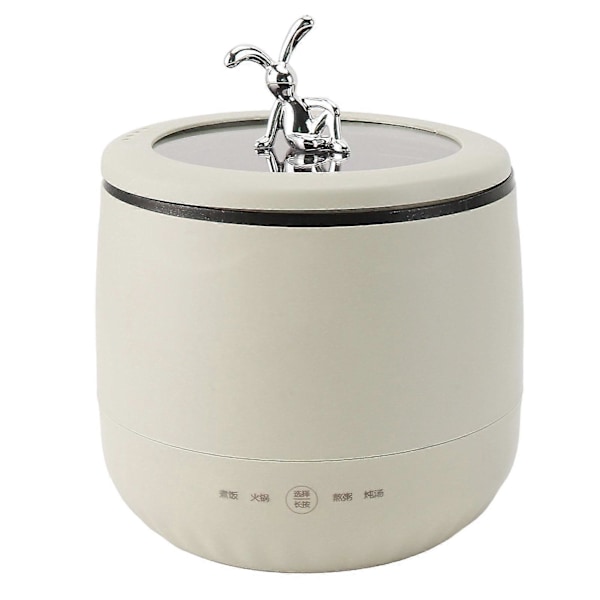 Mini-riisinkeitin 2 hengelle, 1,8 l, 450 W, monitoiminen kannettava riisinkeitin kotiin, asuntolaan, matkoille ja toimistoon