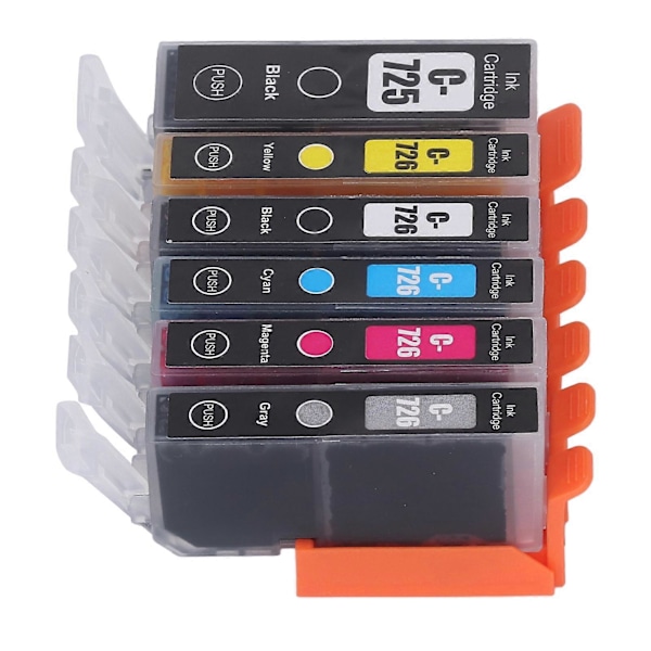 Blækpatron ABS Printerpatron med blæk til PIXMA IP4870 IP4970 IX6560 Printer BK BK C M Y GY