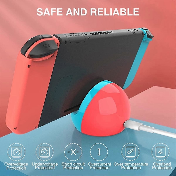 Laddningsstation för /Switch Lite/, Ersättning Typ C Port Switch Laddning(A)