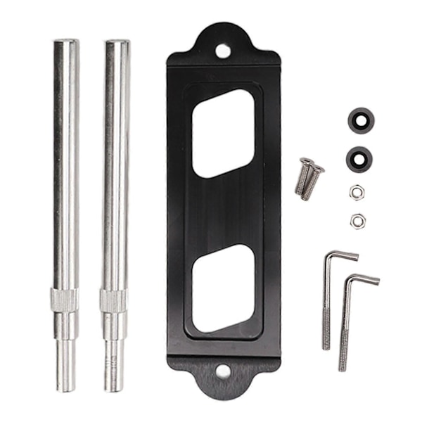 Bilbatteri Fastgørelsesbeslag Sort Metal Spændeholder Kit Til Civic CRX S2000