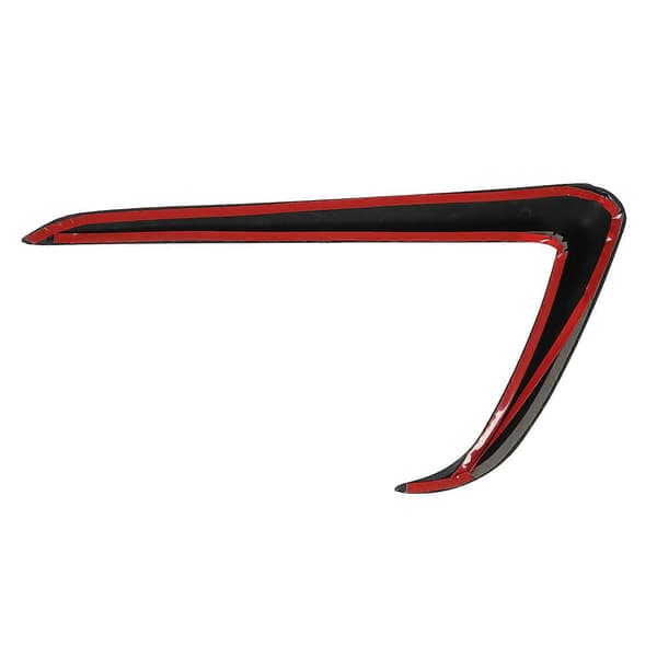 2 stk. Frontfanger Vindkniv Frontfanger Blad Trim Erstatning for Tesla Model Y 2020?2022 Glossy Black