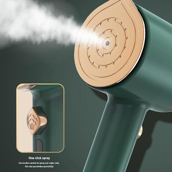 Bärbar Mini Strykmaskin, Mini Ångstrykjärn för Resor, Handhållen Klädångare, Snabb Förvärmning Ångstrykjärn, För Hem Och Resor Green