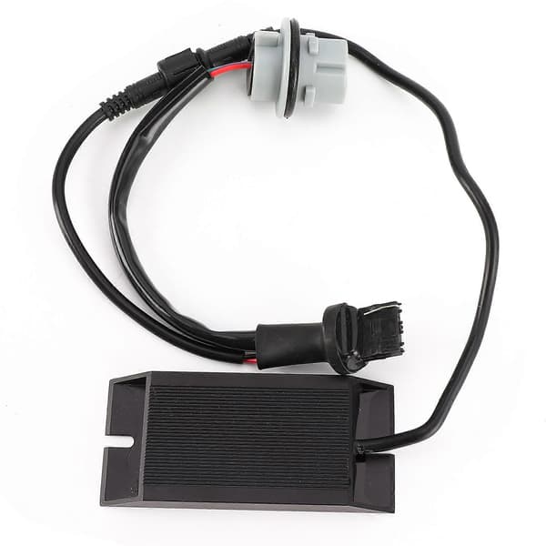 2 stk 50W Bil Blinklys / Ryggelys Delt Motstand Dekoder Avtakbar DC12V Universal
