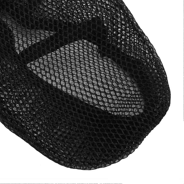 Motorcykelsædebetræk 3-dimensionelt åndbart design Mesh Sort erstatning for VESPA Gts300