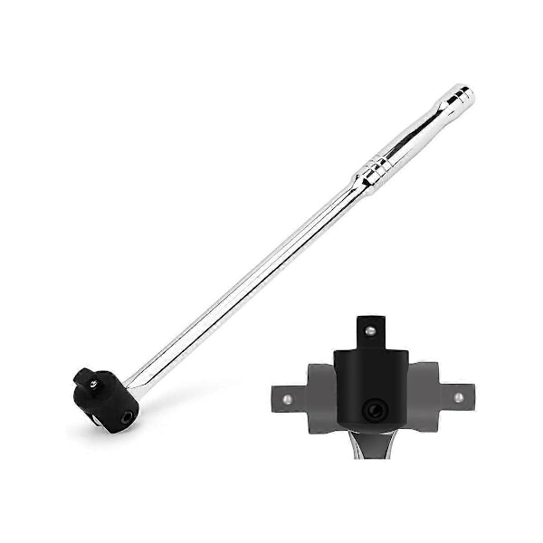 1/2 Breaker Bar 18-tommers Lengde Roterende Fleksihode -V Stål Breaker Bar 1/2 Tommers Drive