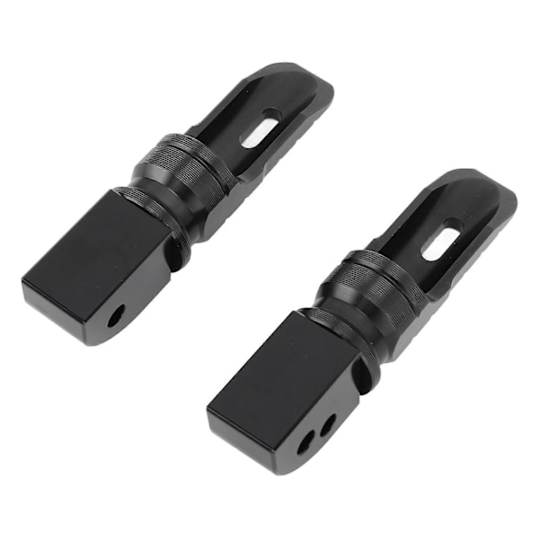 Motorcykel Bagpedal Skridsikker Aluminium Legering Bag Passager Fodstøtte Udskiftning til VOGE 250RR 300AC 500AC Sort