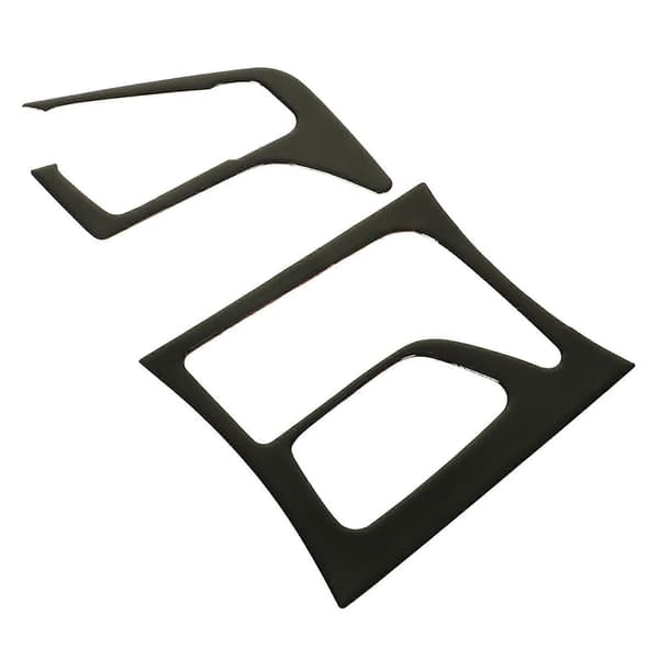2 STK Gear Shift Box Panel Cover Piano Sort Rustfri Letvægts Erstatning Til Dodge Charger 2015?2022