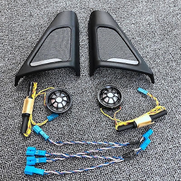 Audio Trompet Diskantdeksel Hode Diskant Horn Ramme Dekor Trim For- F10 F11 Bil Frontdør Høyttaler