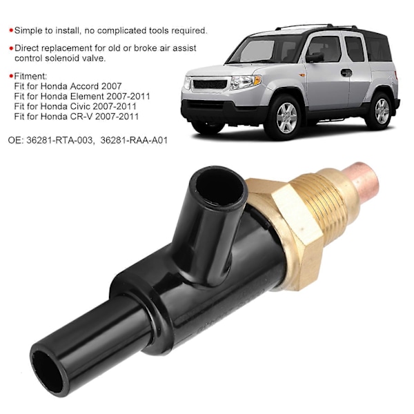 Luftassistent Kontrol Solenoidventil 36281RTA003 Passer til Element Civic CRV 0711