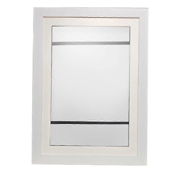 Børnekunstraammer, Frontåbnende Børnekunst Display Rammer 35x26cm, til Børnetegninger og Håndværk (Hvid, 2 STK)