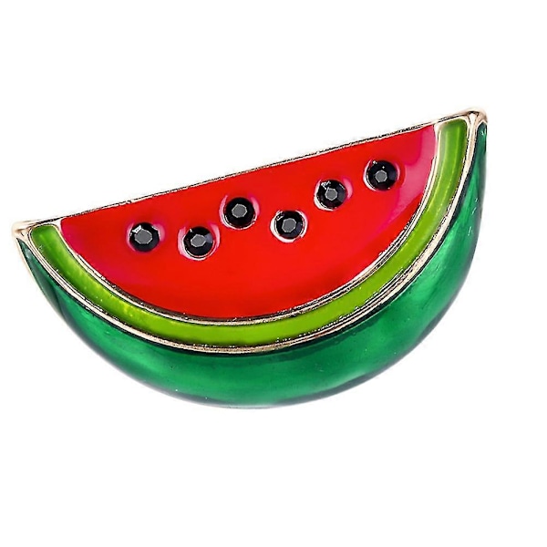 Vattenmelon Brosch Flicka Brosch Broschnål Naturlig Snäckbrosch Mode Smycken
