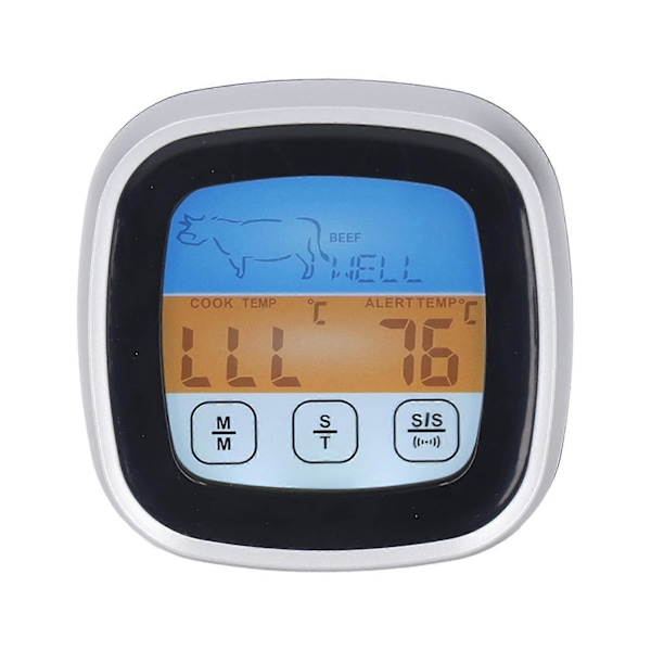 Digitalt Kjøtttermometer LED-Display Nøyaktig Måling Kjøtttemperaturmåler for Kjøkken