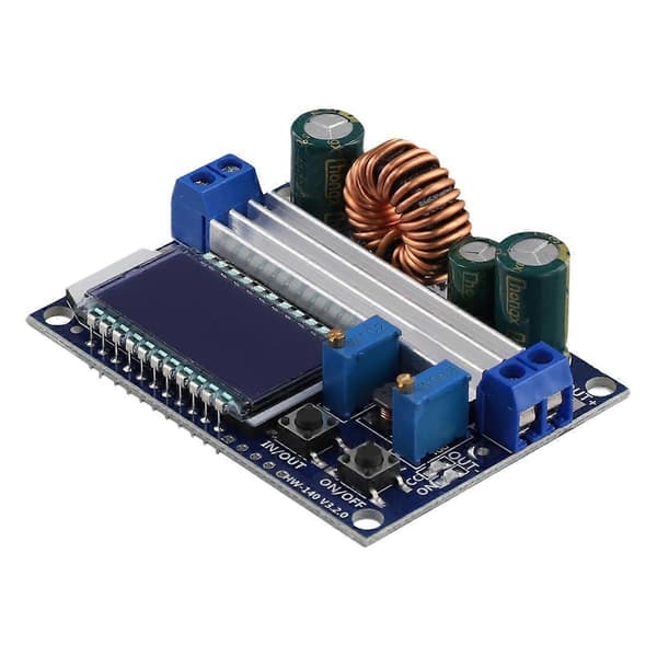 Justerbar Spændingsregulator Modul med LCD-Display, Alsidig Step-Up/Down Spændingskontrol Perfekt til DIY Elektronik