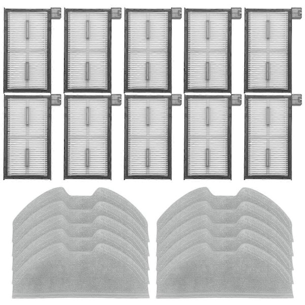 Passar X8 Pro Robotdammsugare Ersättningsdelar Hepa Filter Moppduk Tyg Tillbehör