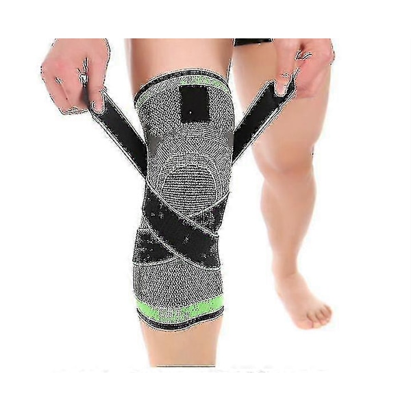 Sport Knästöd - Kompressionsbandage Ortopediskt Knäskydd Nytt 2024 Hög Kvalitet M