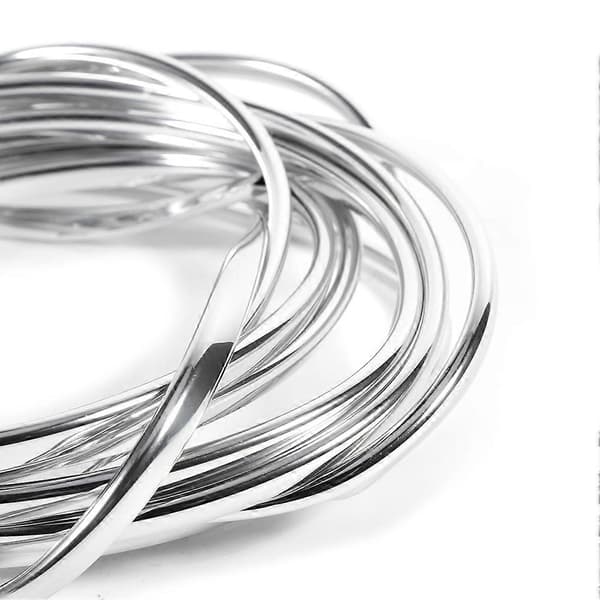 4M Bil Interiör Dörr Grill List Formning Flexibel Dekorations Styling Strip