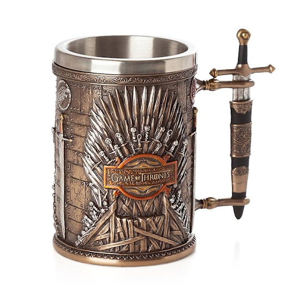 Game of Thrones Mugg Bägare Rostfritt Stål Resin Vinglas color2