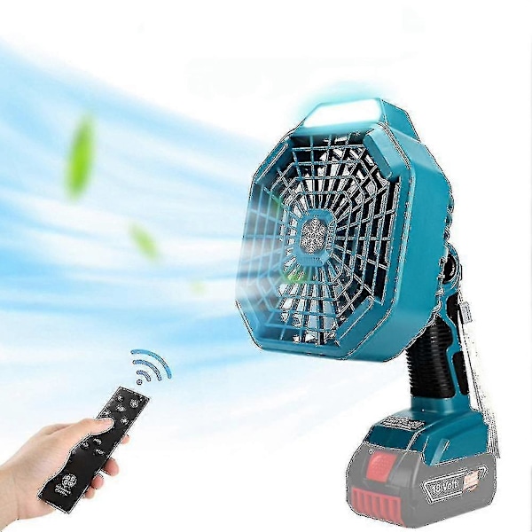 Vertikal USB-vifte for Bosch 18V litiumbatteri med lys - XC