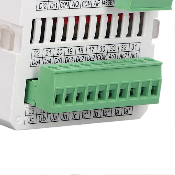 3-fase Strømspenning Måler LCD-Skjerm Amperemeter Voltmeter Intelligent Elektrisk Måler AC220V Inngang