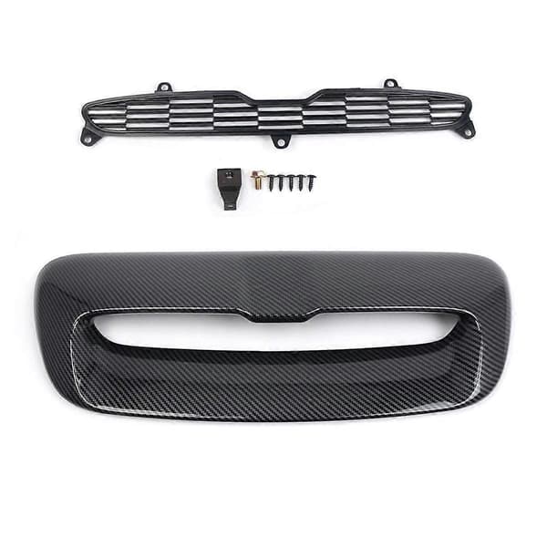 Karbonfiberstil for S R55 R56 R57 R58 2007-2013 Luftinntaksventilhette for panser