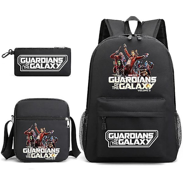 Guardians Of The Galaxy 3-pack Ryggsäckar Cartoon Barn Pojkar Flickor Skolväska Lättvikts Studenter Vattentät Kapacitet Mochilas style 31