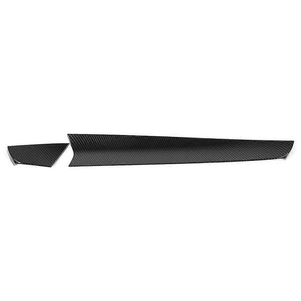 2 st Kolfiberstil Instrumentbräda Trim Centerkonsol List Passar Hyundai Palisade 2019-2020