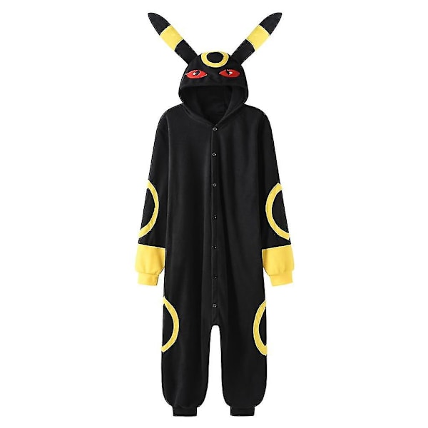 Tecknade Pyjamas Unisex Party Jumpsuit Vinter Söta Hemmakläder Yellow S