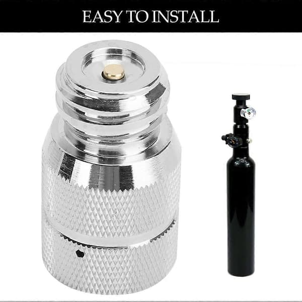 CO2 Cylinder Adapter til SodaStream TR21-4 Han Gevind til G1/2 Type30 Hun Gevind