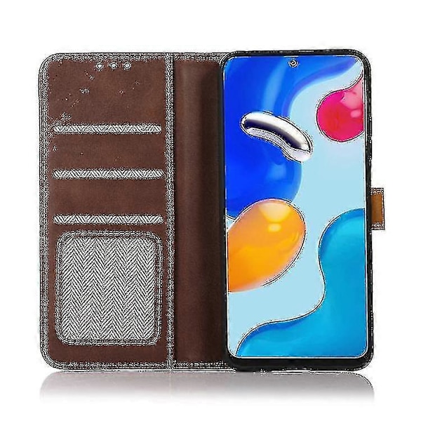 För Xiaomi Poco X3 Nfc / Poco X3 Pro Litchi Textur Dragkedja Läder Telefonfodral Brown