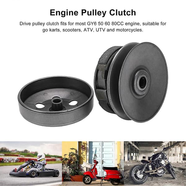 Drivremskive Clutch Montering Stål Legering Høy Temp Motstand Rustsikker for GY6 50 60 80CC