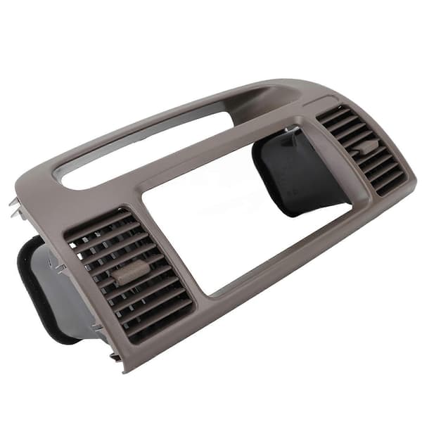 Mittkonsol Luftutsläppspanel Bil Främre AC Luftventil Panel Montering Bezel Ersättning för Toyota Camry XV30 2001 till 2006