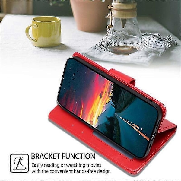 För Samsung Galaxy A15 4G/5G Läderfodral Plånboksställ Telefonskal P20211224630 Style F