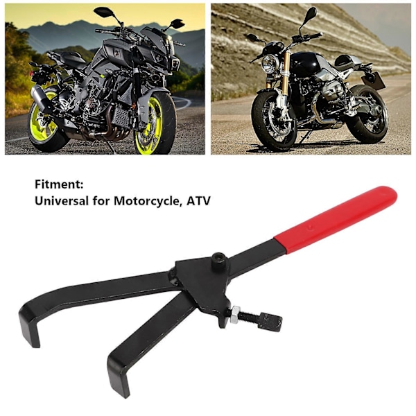 Svinghjulskoblingsnøkkel 68–125 mm Justerbar Universal Remhjulholder Skiftenøkkel for Motorsykkel ATV
