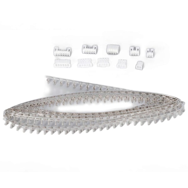 460 st Terminal Kopplingsplint Kit 2 3 4 Pin 2mm Hane Hona Stifthuvud Kontakt för Elektronisk Utrustning