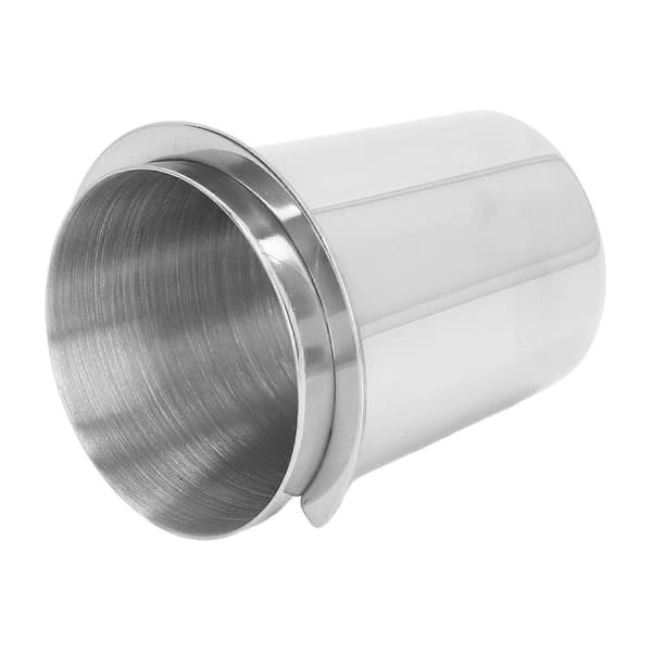 58mm Kaffedosering Kopp Universal Rustfritt Stål Kaffemaskin Håndtak Dosering Kopp Kaffepulvermater Sølv
