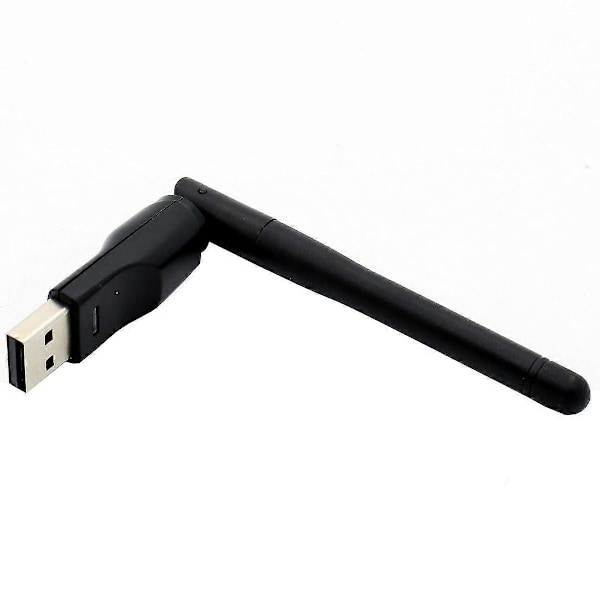 USB WIFI Adapter Dongel för Alphabox Jynxbox Skybox Openbox 250 Dreambox (Svart)