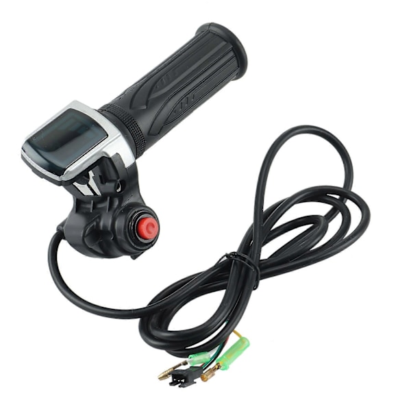 36V Elektrisk Cykel Scooter Hastighedsgashåndtag LCD Display med Kontakt EBike Twist Gashåndtag Accelerator Styrgreb
