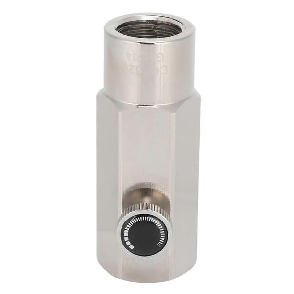 CO2 Cylinder Påfyllningsadapter Anslutning CGA320 Soda Fyllningsventil Tillbehör Silver