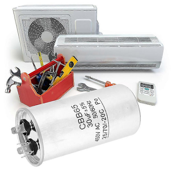 30UF 450V CBB65 Startkondensator til kompressor