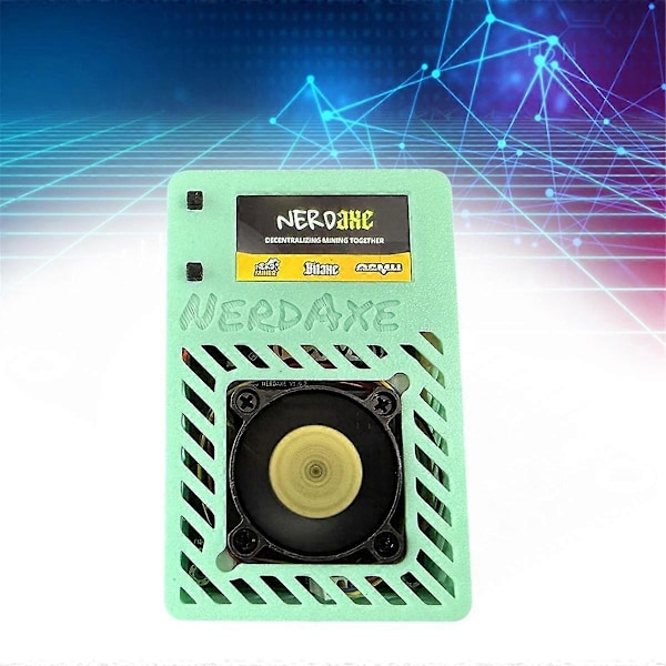 NerdAxe Miner med Display Nerdminer 500Gh/S BM1366 S19XP ASIC Bitaxe Bitcoin Micro-Miner Lotterimining Miner AU-KONTAKT