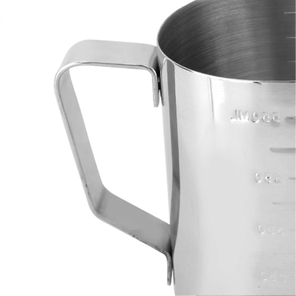 Stearinlys Voks Smelte Hælde Kop i Rustfrit Stål Lysfremstillingsgryde DIY Lysværktøj (550ML)