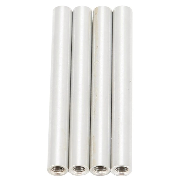 10st Aluminiumlegering Kolumn Rund Hona Gänga Standoff Distanser Fästelement M4x0.7mm Lång 52mm