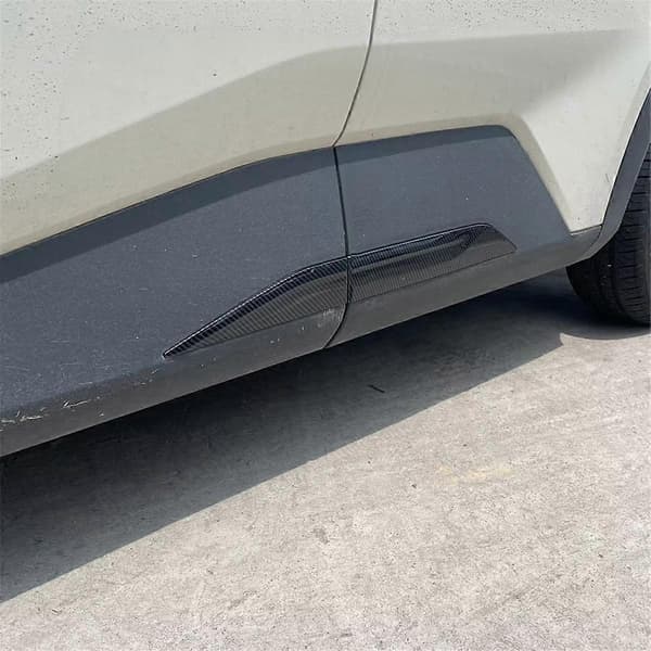 4 STK Kulfiberfarve Bil Udvendig Side Dør Trim Cover Dekor til Dolphin Mini/ Seagull