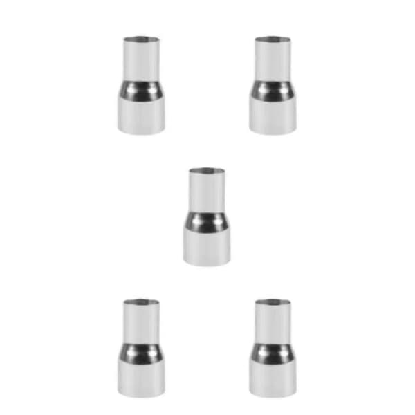 1/2/3/5 Universal Udstødningsrør Let At Installere Rustfrit Stål 57MM-76MM 5Set