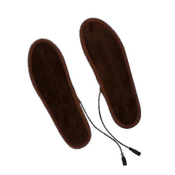 USB-oppvarmede skoinnlegg, varme sokkeputer, elektrisk oppvarmede innlegg 45-46(28cm)