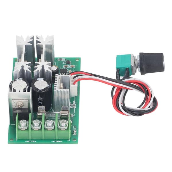 DC Motor Guvernør 12V 24V 36V 48V Høy Effekt PWM Hastighetskontroll Bryter Regulator Modul 10?60V Input L0577K