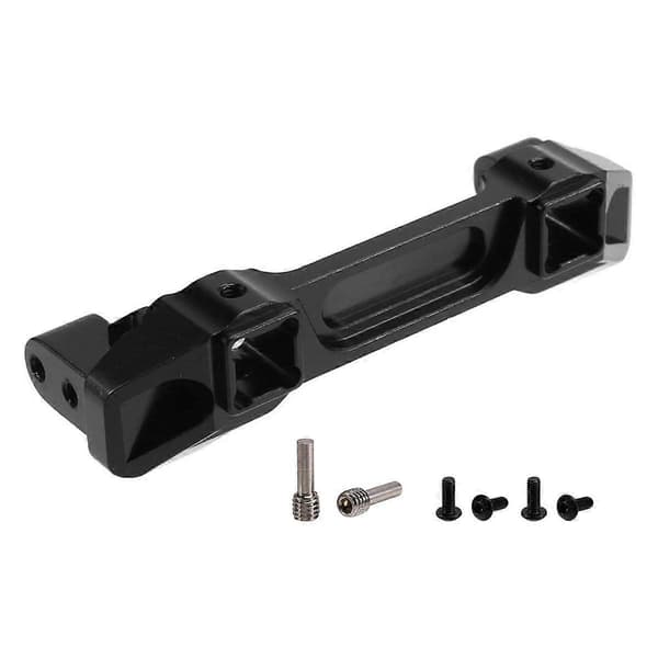 Aluminiumslegering -4 Front Base Kofangerbjælke til -4 1/10 RC Crawler TRX4 RC Bil Opgraderingsdele Sort